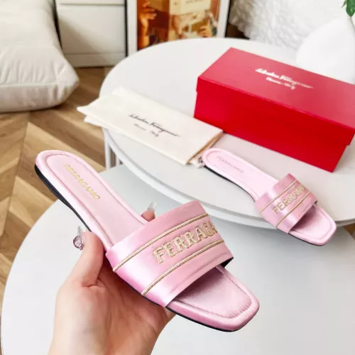 Replica Salvatore Ferragamo Slippers For Women #1319622 $82.00 USD for Wholesale