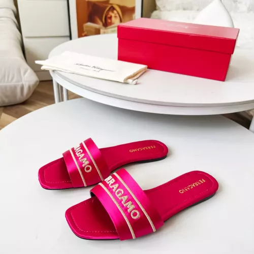 Wholesale Salvatore Ferragamo Slippers For Women #1319623 $82.00 USD, Wholesale Quality Replica Salvatore Ferragamo Slippers