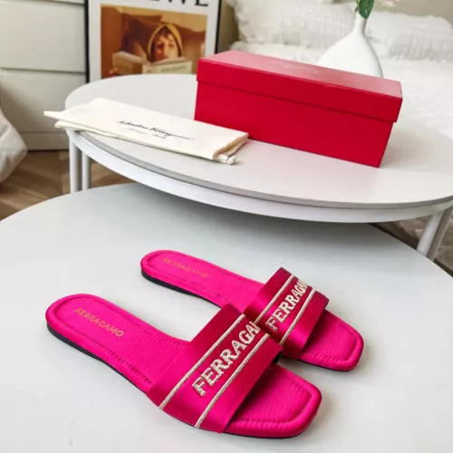 Replica Salvatore Ferragamo Slippers For Women #1319623 $82.00 USD for Wholesale