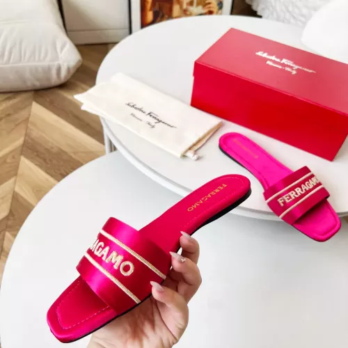 Replica Salvatore Ferragamo Slippers For Women #1319623 $82.00 USD for Wholesale