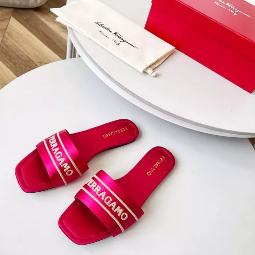 Replica Salvatore Ferragamo Slippers For Women #1319623 $82.00 USD for Wholesale