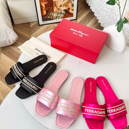 Replica Salvatore Ferragamo Slippers For Women #1319625 $82.00 USD for Wholesale