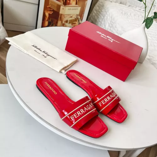 Replica Salvatore Ferragamo Slippers For Women #1319629 $82.00 USD for Wholesale