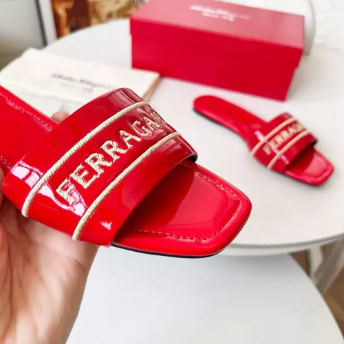 Replica Salvatore Ferragamo Slippers For Women #1319629 $82.00 USD for Wholesale
