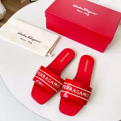 Replica Salvatore Ferragamo Slippers For Women #1319629 $82.00 USD for Wholesale