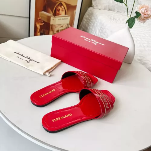 Replica Salvatore Ferragamo Slippers For Women #1319629 $82.00 USD for Wholesale