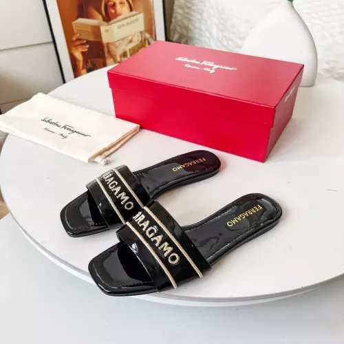 Wholesale Salvatore Ferragamo Slippers For Women #1319631 $82.00 USD, Wholesale Quality Replica Salvatore Ferragamo Slippers