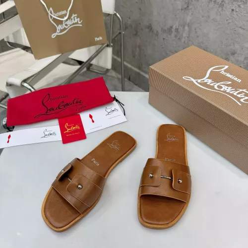 Wholesale Christian Louboutin CL Slippers For Women #1319697 $92.00 USD, Wholesale Quality Replica Christian Louboutin CL Slippers