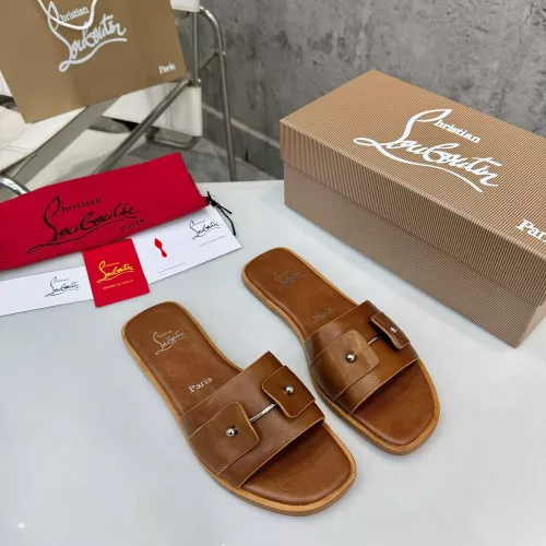 Replica Christian Louboutin CL Slippers For Women #1319697 $92.00 USD for Wholesale