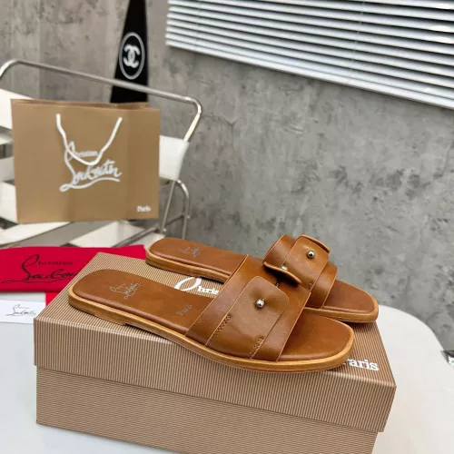 Replica Christian Louboutin CL Slippers For Women #1319697 $92.00 USD for Wholesale