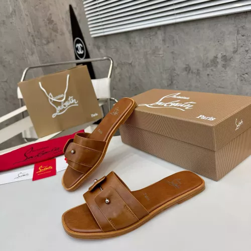 Replica Christian Louboutin CL Slippers For Women #1319697 $92.00 USD for Wholesale