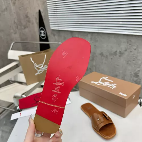 Replica Christian Louboutin CL Slippers For Women #1319697 $92.00 USD for Wholesale