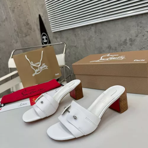 Wholesale Christian Louboutin CL Slippers For Women #1319698 $96.00 USD, Wholesale Quality Replica Christian Louboutin CL Slippers