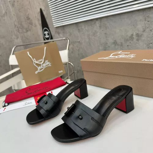 Wholesale Christian Louboutin CL Slippers For Women #1319704 $96.00 USD, Wholesale Quality Replica Christian Louboutin CL Slippers