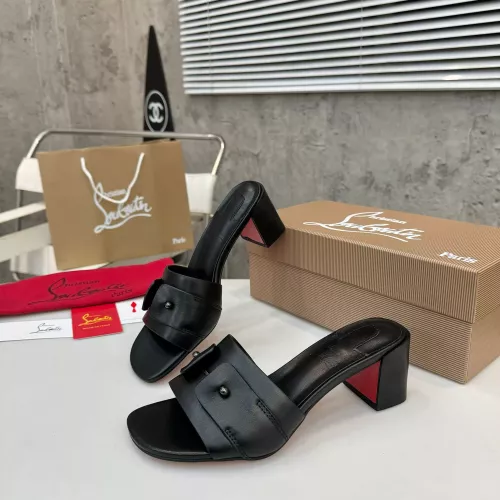 Replica Christian Louboutin CL Slippers For Women #1319704 $96.00 USD for Wholesale