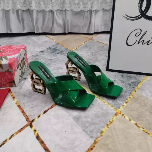 Replica Dolce & Gabbana D&G Slippers For Women #1319823 $128.00 USD for Wholesale
