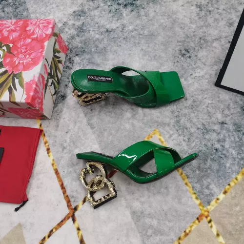 Replica Dolce & Gabbana D&G Slippers For Women #1319823 $128.00 USD for Wholesale
