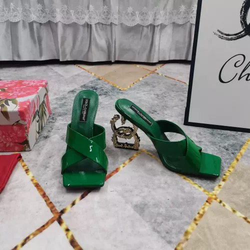 Replica Dolce & Gabbana D&G Slippers For Women #1319823 $128.00 USD for Wholesale