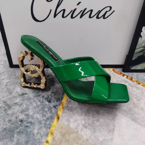 Replica Dolce & Gabbana D&G Slippers For Women #1319823 $128.00 USD for Wholesale