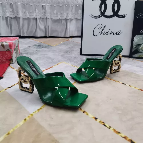 Replica Dolce & Gabbana D&G Slippers For Women #1319823 $128.00 USD for Wholesale