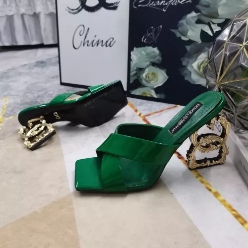 Replica Dolce & Gabbana D&G Slippers For Women #1319823 $128.00 USD for Wholesale
