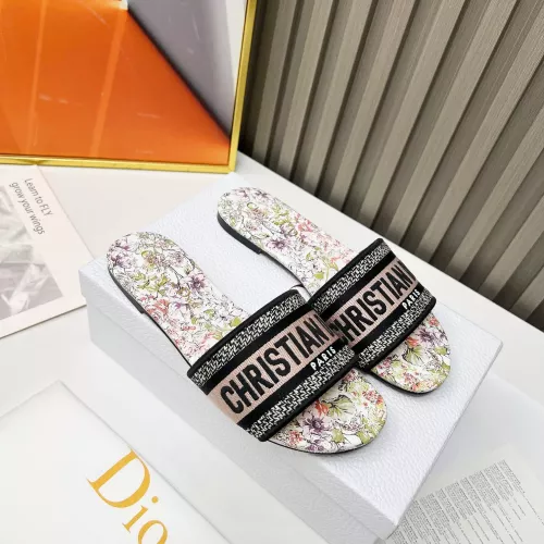 Replica Christian Dior Slippers For Women #1319829 $76.00 USD for Wholesale