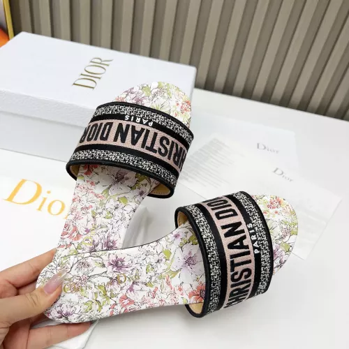 Replica Christian Dior Slippers For Women #1319829 $76.00 USD for Wholesale
