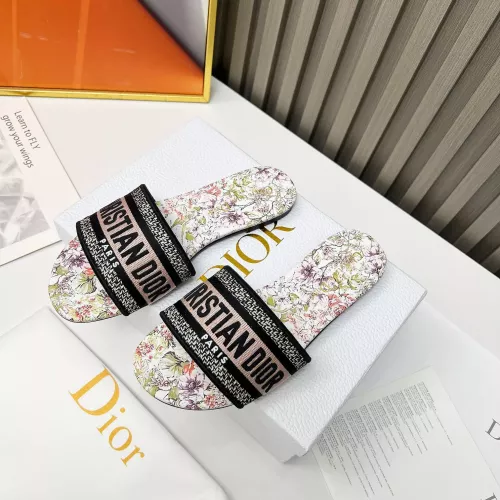 Replica Christian Dior Slippers For Women #1319829 $76.00 USD for Wholesale