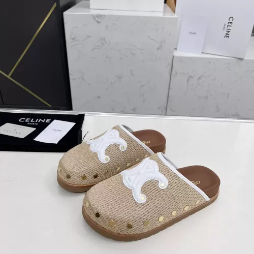 Wholesale Celine Slippers For Women #1319934 $85.00 USD, Wholesale Quality Replica Celine Slippers