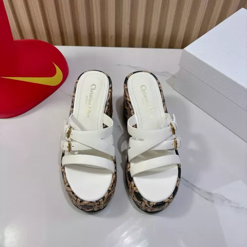Replica Christian Dior Slippers For Women #1320157 $98.00 USD for Wholesale