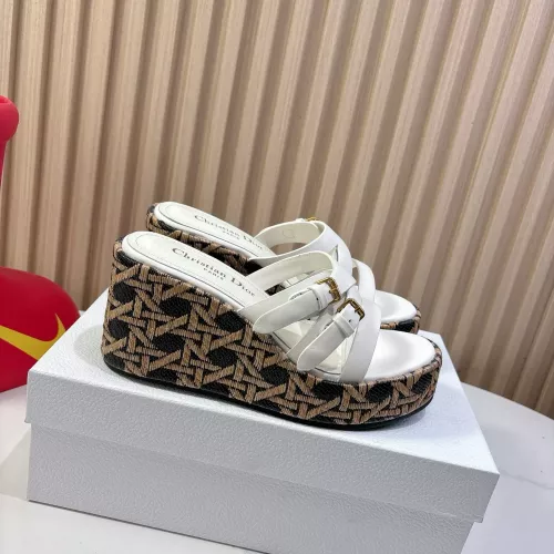 Replica Christian Dior Slippers For Women #1320157 $98.00 USD for Wholesale