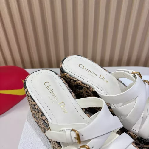 Replica Christian Dior Slippers For Women #1320157 $98.00 USD for Wholesale