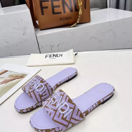Wholesale Fendi Slippers For Women #1320228 $82.00 USD, Wholesale Quality Replica Fendi Slippers