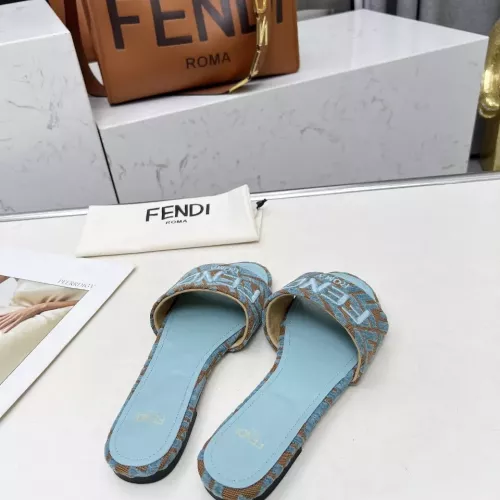 Replica Fendi Slippers For Women #1320229 $82.00 USD for Wholesale
