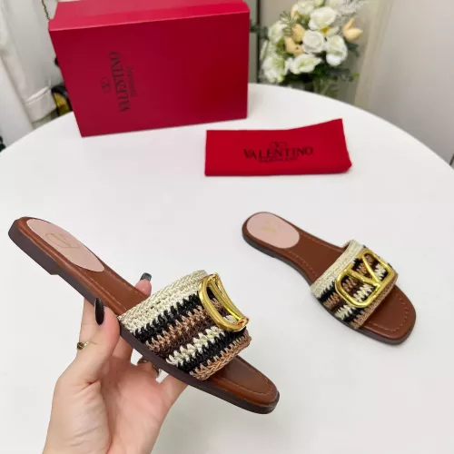 Replica Valentino Slippers For Women #1320233 $92.00 USD for Wholesale
