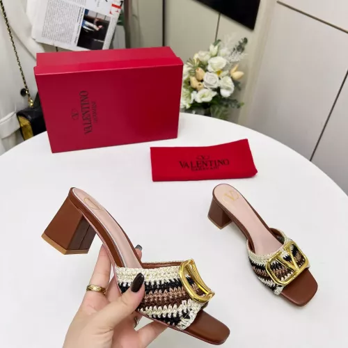 Replica Valentino Slippers For Women #1320237 $96.00 USD for Wholesale