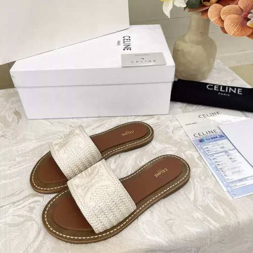 Wholesale Celine Slippers For Women #1320293 $82.00 USD, Wholesale Quality Replica Celine Slippers