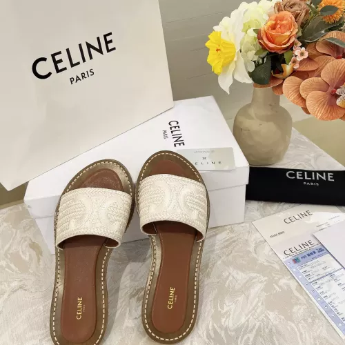 Replica Celine Slippers For Women #1320293 $82.00 USD for Wholesale