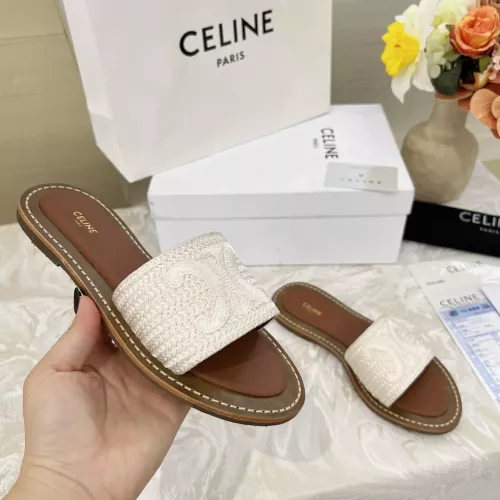 Replica Celine Slippers For Women #1320293 $82.00 USD for Wholesale