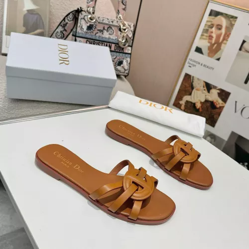 Replica Christian Dior Slippers For Women #1320299 $82.00 USD for Wholesale