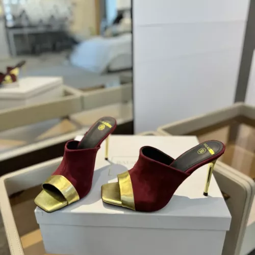 Wholesale Balmain Slippers For Women #1320301 $108.00 USD, Wholesale Quality Replica Balmain Slippers