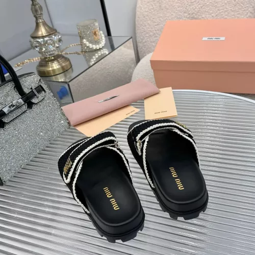 Replica MIU MIU Slippers For Women #1320328 $92.00 USD for Wholesale