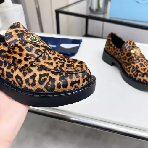 Replica Prada Leather Shoes For Women #1320346 $102.00 USD for Wholesale