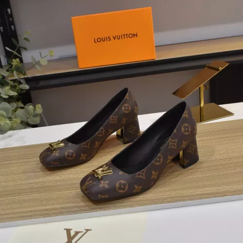 Wholesale Louis Vuitton High-Heeled Shoes For Women #1320427 $80.00 USD, Wholesale Quality Replica Louis Vuitton High-Heeled Shoes
