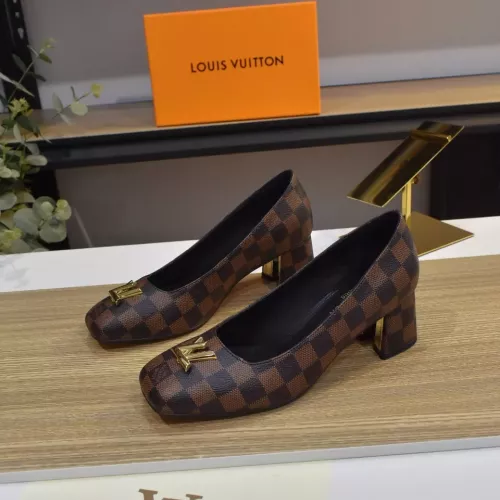Wholesale Louis Vuitton High-Heeled Shoes For Women #1320428 $80.00 USD, Wholesale Quality Replica Louis Vuitton High-Heeled Shoes