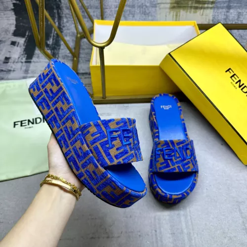 Replica Fendi Slippers For Women #1320468 $85.00 USD for Wholesale