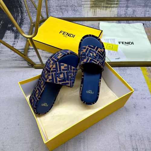 Replica Fendi Slippers For Women #1320469 $85.00 USD for Wholesale