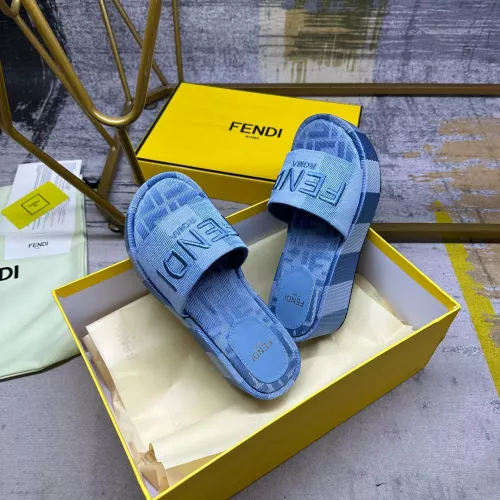 Replica Fendi Slippers For Women #1320494 $82.00 USD for Wholesale