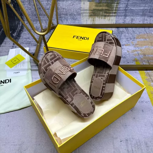 Replica Fendi Slippers For Women #1320495 $82.00 USD for Wholesale