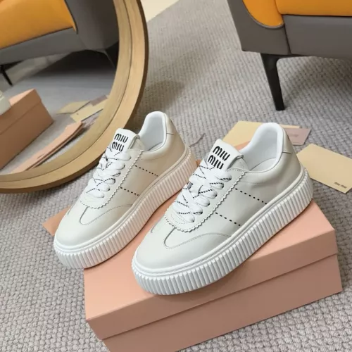 Wholesale MIU MIU Casual Shoes For Women #1320566 $102.00 USD, Wholesale Quality Replica MIU MIU Casual Shoes